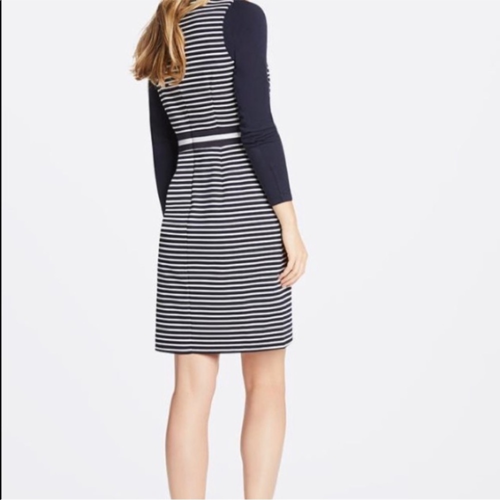 Draper James Striped Pointe Sheath Dress NWT Size Large - Picture 3 of 12